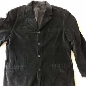 Jhane Barnes midnight velvet 5 button blazer 44R